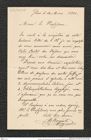 Nachlass Franz Steindachner, Brief von Brancaleone Borgioli an Franz Steindachner (14.03.1901), Inv.Nr. 45.05, Seite 1